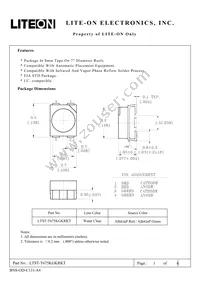 LTST-T675KGKRKT Datasheet Cover