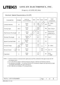 LTST-T675KGKRKT Datasheet Page 3