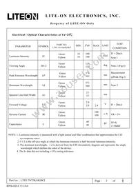 LTST-T675KGKSKT Datasheet Page 3