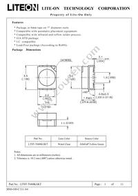 LTST-T680KGKT Datasheet Cover