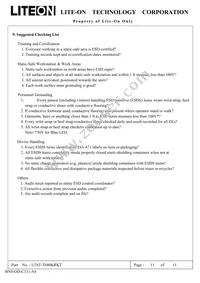 LTST-T680KRKT Datasheet Page 11