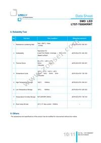 LTST-T680KRWT Datasheet Page 11