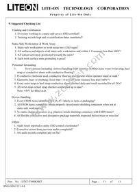 LTST-T680KSKT Datasheet Page 11