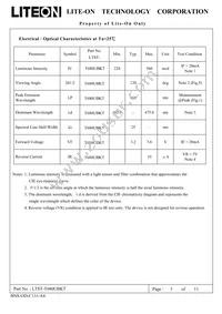 LTST-T680UBKT Datasheet Page 3