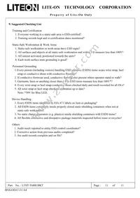 LTST-T680UBKT Datasheet Page 11