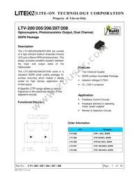LTV-207 Datasheet Cover