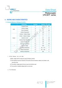 LTV-357T Datasheet Page 5