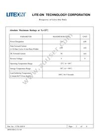 LTW-102C4 Datasheet Page 2