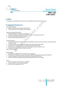 LTW-150TK Datasheet Page 13