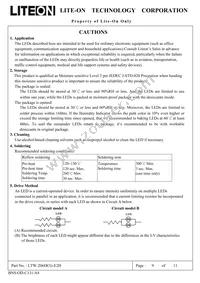 LTW-206DCG-E2H Datasheet Page 9