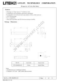 LTW-206ZDCG-E2 Datasheet Cover