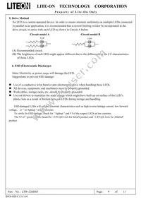 LTW-220DS5 Datasheet Page 10