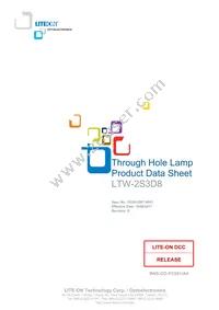 LTW-2S3D8 Datasheet Cover