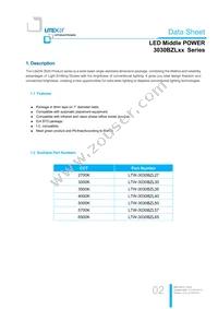 LTW-3030BZL65 Datasheet Page 2