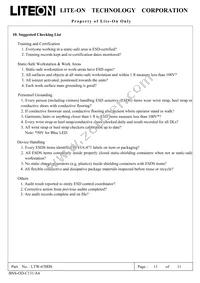 LTW-670DS Datasheet Page 11