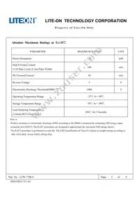 LTW-77HC4 Datasheet Page 2