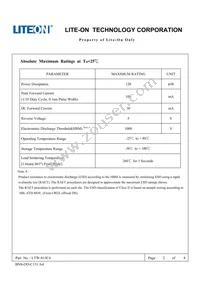 LTW-815C4 Datasheet Page 2