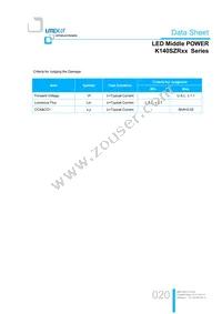 LTW-K140SZR65 Datasheet Page 20