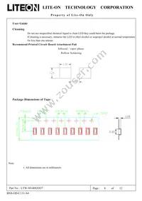 LTW-M140SXS57 Datasheet Page 8