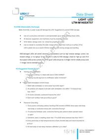 LTW-M140SXT57 Datasheet Page 16