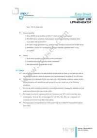 LTW-M140SXT57 Datasheet Page 17