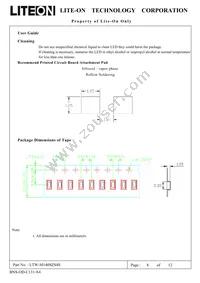 LTW-M140SZS40 Datasheet Page 8