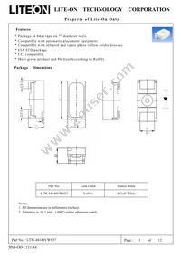 LTW-M140VWS57 Datasheet Page 2