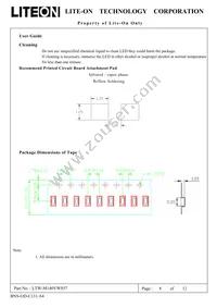 LTW-M140VWS57 Datasheet Page 9