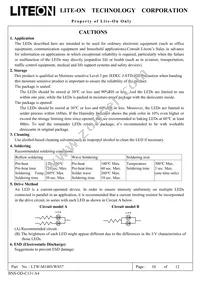 LTW-M140VWS57 Datasheet Page 11