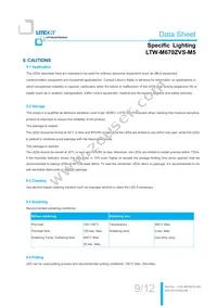 LTW-M670ZVS-M5 Datasheet Page 10