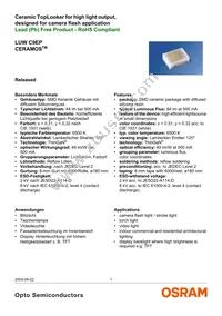 LUW C9EP-N4N6-EG-Z Datasheet Cover