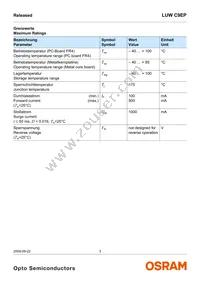 LUW C9EP-N4N6-EG-Z Datasheet Page 3