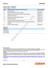 LUW C9EP-N4N6-EG-Z Datasheet Page 17