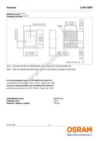 LUW C9SN-N4N6-EG-Z Datasheet Page 11
