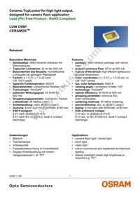 LUW C9SP-N4N6-EG-Z Datasheet Cover