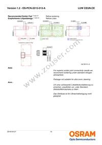 LUW CEUN.CE-8K6L-IN-1-350-R18-Z-AL Datasheet Page 14