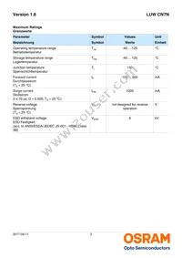 LUW CN7N-KYLX-EMKM-46-350-R18-Z Datasheet Page 3
