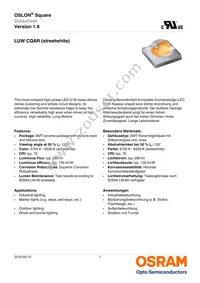 LUW CQAR-NPNQ-JPJR-1-700-R18-XX Datasheet Cover