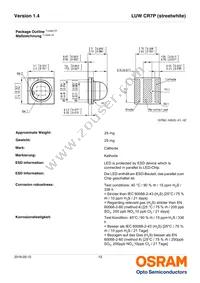 LUW CR7P-LTLU-HQJQ-L1L2-350-R18-XX Datasheet Page 13