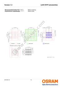 LUW CR7P-LTLU-HQJQ-L1L2-350-R18-XX Datasheet Page 14