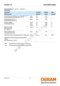 LUW CRDP-LUMP-MMMW-1-350-R18-XX Datasheet Page 4