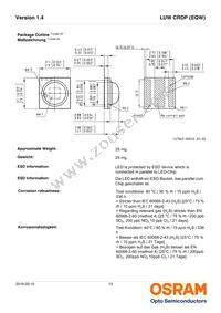 LUW CRDP-LUMP-MMMW-1-350-R18-XX Datasheet Page 13
