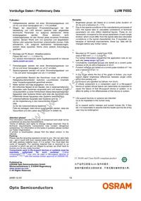 LUW F65G-KXLY-5P7R Datasheet Page 19