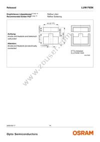 LUW F65N-KYMX-5P7R-Z Datasheet Page 14