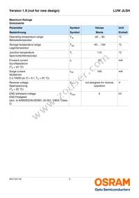 LUW JLSH-5B8B-I4Q7-EG-LP-20-R18-Z Datasheet Page 3