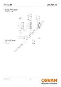 LUW JNSH.EC-BTCP-6D7E-L1M1-20-R33-STE Datasheet Page 12