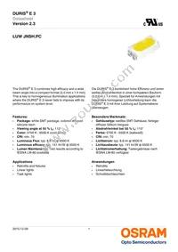 LUW JNSH.PC-CPCR-5E8G-1-20-R18 Datasheet Cover