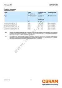 LUW W5AM-LXLY-6P7R-0-350-R18-Z Datasheet Page 2