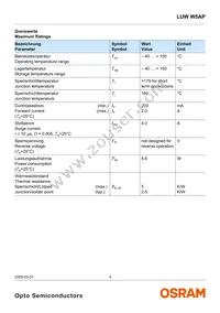 LUW W5AP-MYNY-5P7R-Z Datasheet Page 3