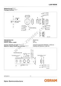 LUW W5KM-JZKZ-5P7R-Z Datasheet Page 11